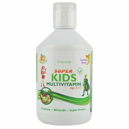 Super Kids folyékony multivitamin gyermekeknek, 500 ml