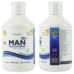 Folyékony 50+ multivitamin férfiaknak, 500 ml