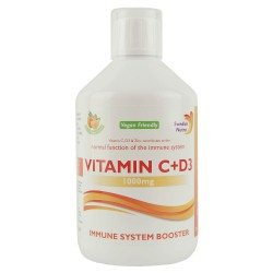 C + D3 folyékony vitamin cinkkel, 500 ml